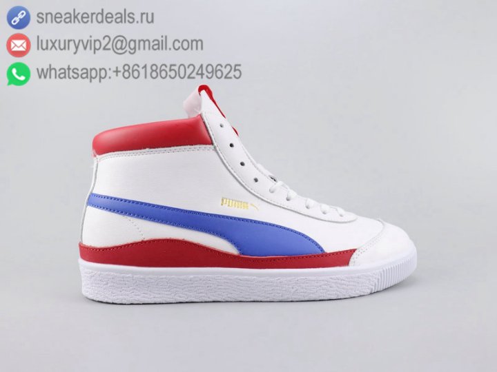 Puma Basket '68 OG Mid RHUDE Unisex Skate Shoes White Red Size 36-44